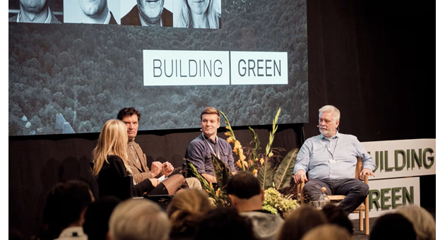 Podiumsdiskussion auf der Building Green 2023 - Foto: Insight Events