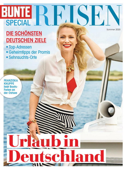'Bunte' lanciert neue Line-Extension über Urlaub zuhause - Die zweite Ausgabe von 'Bunte Reisen' erscheint im Oktober.