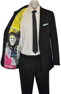 'Business Punk' als Anzugfutter -