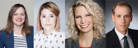 Das neu aufgestellte Canto-Marketing-Team (v.l.n.r.): Ines Khler, Sandra Peiffers, Britta Moers und Cory Schmidt  (Foto: Canto)