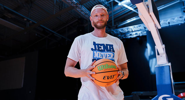 Home of Basket zieht erste Bilanz - Robin Christen, BBL‑Profi bei Science City Jena und Deutscher Meister mit Ulm 2023 – Foto: Home of Basket/Köln Sport Verlag
