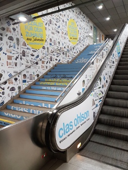 Lifestyle-Kaufhaus Clas Ohlson vergibt Mediaetat an JOM - JOM wirbt für Clas Ohlson am Hamburger Jungfernstieg (Foto: JOM)