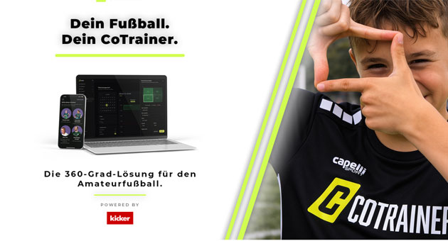 Olympia Verlag erweitert sein Plattform-Portfolio - Der Olympia Verlag begleitet die Amateur-Fußßball-Plattform Co Trainer - Abb.: Co Trainer