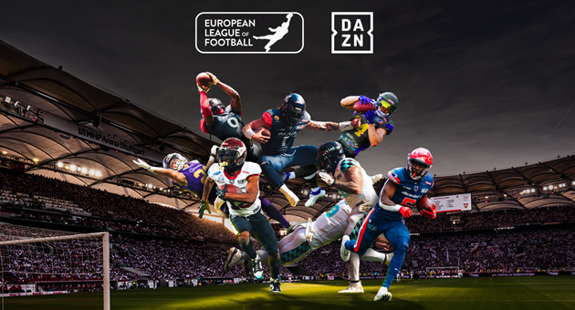 Dazn erwirbt Rechte an ELF-Spielen - Ab der Saison 2025 überträgt Dazn sämtliche Spiele der European League of Football weltweit – Foto: Dazn