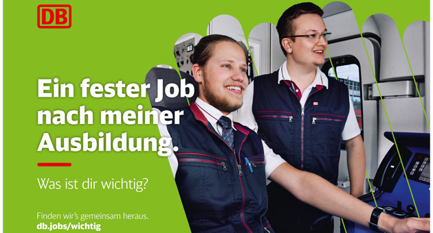 DB startet neue Arbeitgeberkampagne - Mit der neuen Kampagne will die DB so unmittelbar auf Bewerbende eingehen wie nie zuvor - Foto: DB / Mat Neidhardt