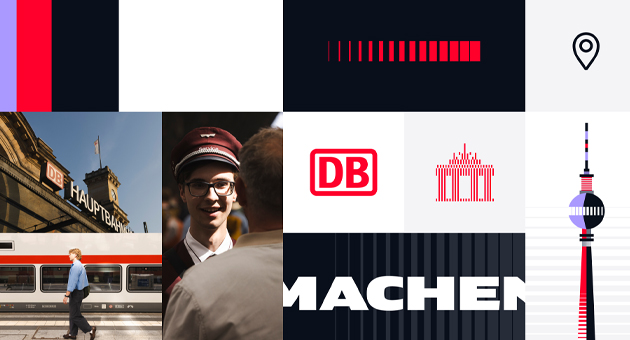 Deutsche Bahn verpasst sich neuen Markenauftritt - Die Deutsche Bahn läutet mit der Visualisierung von Bahnschwellen eine neue Ära des Vertrauens und der Qualität ein - Foto: Deutsche Bahn