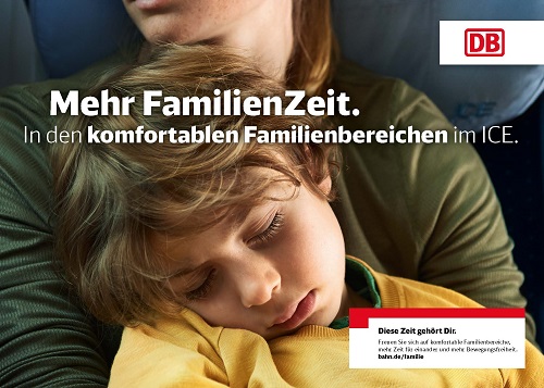 Die Deutsche Bahn mnzt den Slogan 'Deine Zeit gehrt Dir' auch auf die Ansprache von Familien (Foto: Ogilvy & Mather)