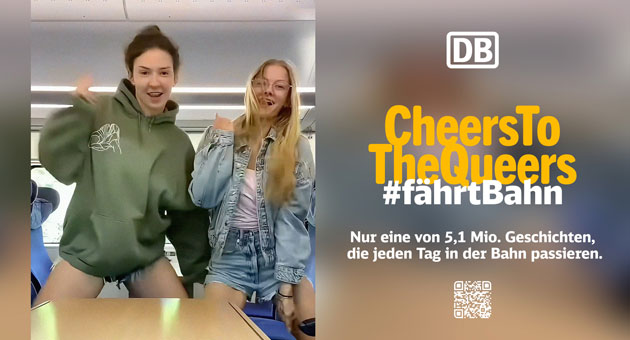 Deutsche Bahn setzt auf echte Kundenerlebnisse - Unter dem Motto "#fährtBahn" teilen Bahnfahrende, Influencer und Promis ihre persönlichen Geschichte - Foto: Ogilvy