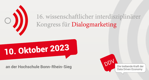 DDV-Kongress findet zum 16. Mal statt - Im Oktober 2023 findet der DDV-Kongress dieses Mal an der Hochschule Bonn-Rhein-Sieg statt - Foto: DDV