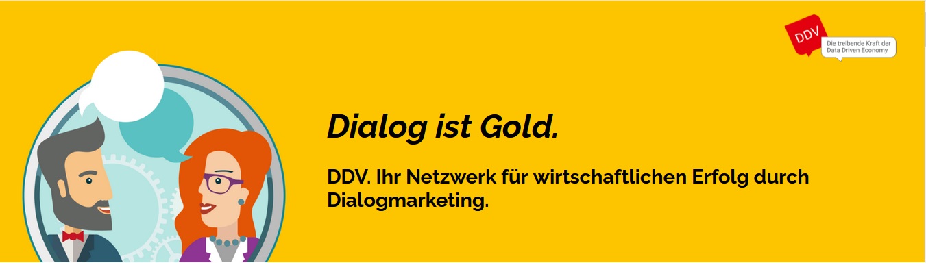 DDV: Microsite "Dialog ist Gold." soll Mitgliedergewinnung vorantreiben - Mit "Dialog ist Gold." will der DDV neue Mitglieder ansprechen - Foto: DDV