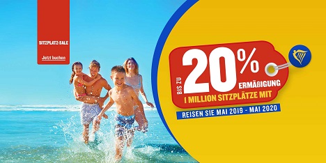 Ryanair bleibt sich bei Wahl des neuen Slogans treu und startet Frühlings-Kampagne - Die neue Ryanair-Kampagne wirbt mit einem Rabatt von 20 Prozent auf eine Million Plätze