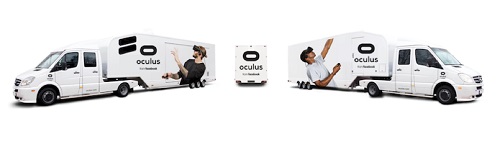 Delasocial baut Mandat bei Facebook-Tochter Oculus aus - Mit einer Trucktour soll das Virtual Reality-Angebot von Oculus Interessenten näher gebracht werden (Foto: Delasocial)