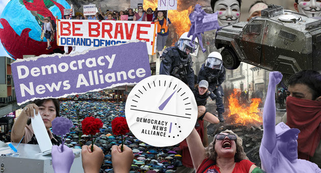 Fünf Nachrichtenagenturen starten globalen Informationsdienst Democracy News Alliance - Die "Demokratie" bekommt einen eigenen Newsletter - Abb.: dpa