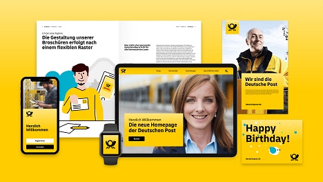 Deutsche Post bekommt neuen Marken-Auftritt - Der Look der Deutschen Post sollte plakativer, aufgeräumter und moderner werden - Foto: Strichpunkt