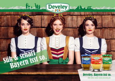 Senfhersteller Develey gibt sich mit Serviceplan "jung, frech, attraktiv und heimatverbunden" -