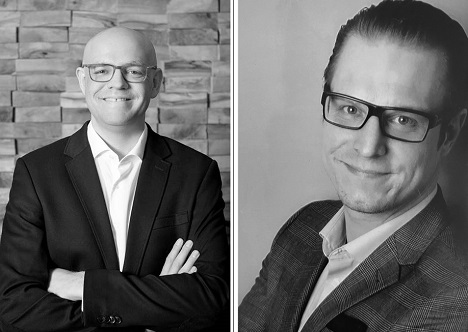 ShowHeroes ernennt Bastian Dring (links) zum Vice President Global Sales, Michael Mller bernimmt dessen Nachfolge als Director Sales DACH. (Foto: Showheroes)