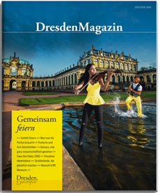 Cover des 'Dresden Magazins' 2016; Foto:DMG