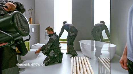"Krasser Gegenentwurf zum Angebot der Baumärkte" - SHK-Branche wirbt mit pilot für Ausstellungskonzept Elements - Neuer TV-Spot richtet sich an die Endverbraucher (Foto: GC-Gruppe)
