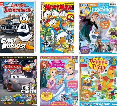 Egmont erneuert globalen Lizenzvertrag mit Disney - Egmont verlängert die Disney-Lizenzrechte für Kindermagazine (Abb.: Egmont)