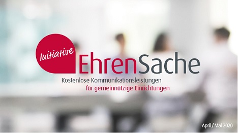 Ehrenberg bietet kostenlose Leistungen für gemeinnützige Einrichtungen an - Mit der Initiative EhrenSache bietet Ehrenberg kostenlos kommunikative Unterstützung für gemeinnützige Einrichtungen an. (Bild: Ehrenberg)