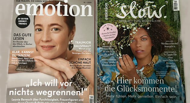 Emotion hat die Insolvenz hinter sich gelassen - Die aktuellen Ausgaben - Foto: new business
