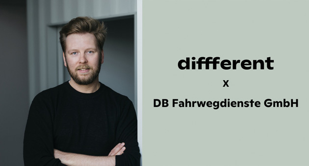 DB Fahrwegdienste engagiert Diffferent als strategischen Berater - Der erst vor Kurzem zum Diffferent-GF berufene Paul End freut sich über den Neukunden DB Fahrwegdienste – Foto: Different
