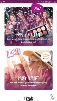 Cheil entwickelt Lifestyle-App für essence - Spotify-Playlists, Beautytipps, Newsfeed: In der App laufen alle relevanten Social Media-Aktivitäten von essence zusammen. (Bild: essence)