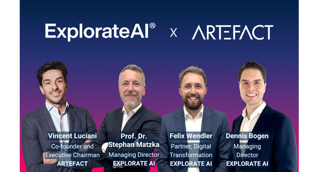 Artefact-Gruppe kauft KI-Spezialisten in Berlin - Übernahme durch Artefact wird schon auf der Website verkündet - Abb.: Exporate AI
