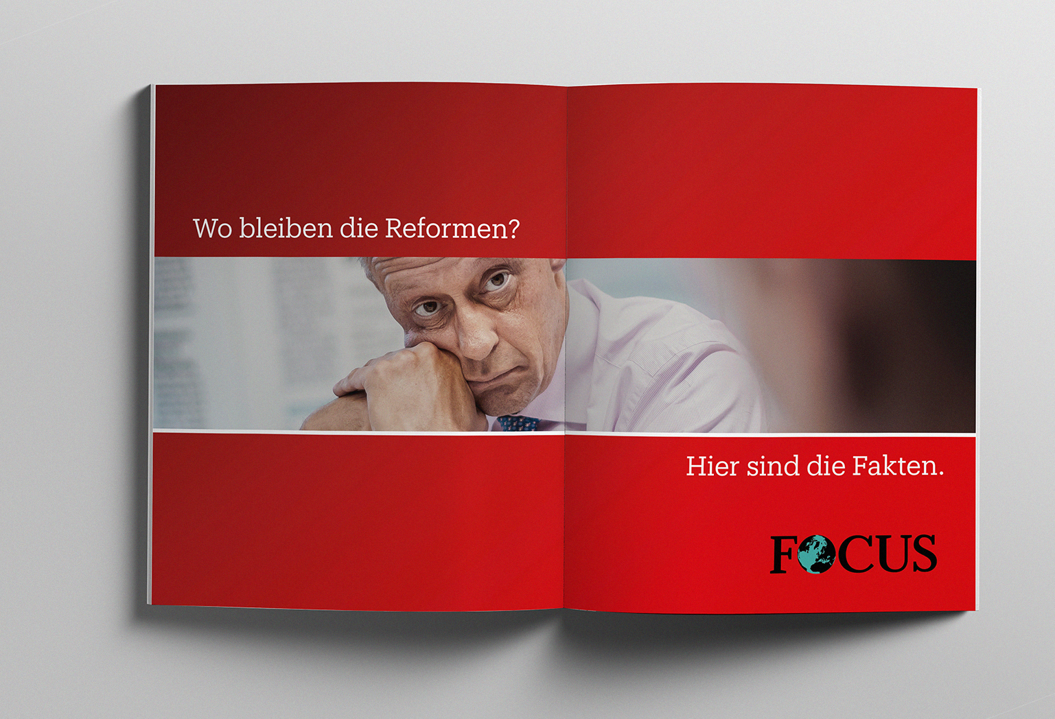 Focus Kampagne Motiv Friedrich Merz