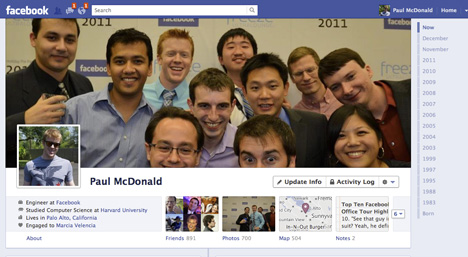 Facebook Chronik geht in Deutschland online -