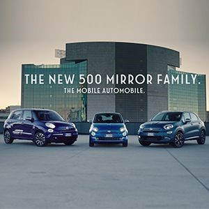 Fiat lanciert zum Launch der neuen Mirror Sondermodelle eine internationale Kampagne (Foto: Fiat)
