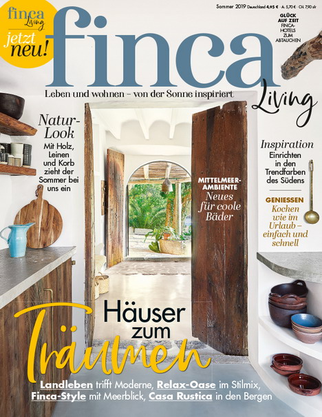 GeraNova Bruckmann launcht neues Wohn-Magazin - 'Finca living' erscheint viermal im Jahr