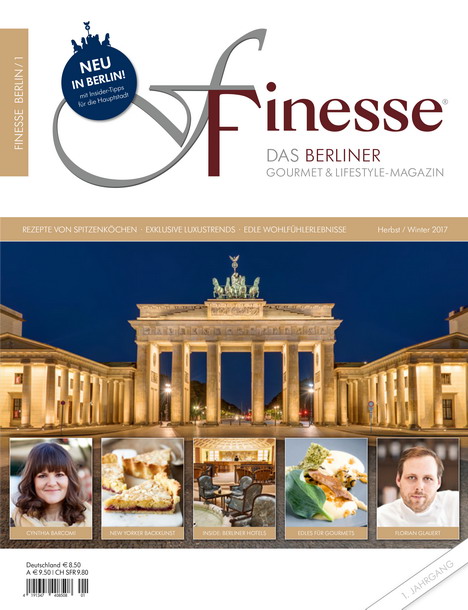 Gourmet-Magazin 'Finesse' startet Berlin-Ausgabe - 'Finesse Berlin' erscheint zweimal jährlich