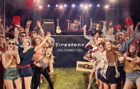 In Deutschland ist der Reifenhersteller Firestone Co-Sponsor des Hurricane Festival in Scheeel (Foto: Firestone)