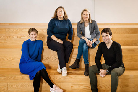 Das neue Directors Board der Living-CoI bei Gruner + Jahr: Andrea Fischer, Christina Gath, Andrea Kobelentz, Matthias Frei (v. l.) - Foto: Rottmann
