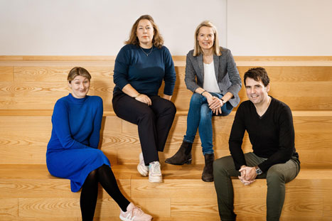 Living-Bereich bei G + J mit neuer Struktur - Das neue Directors Board der Living-CoI bei Gruner + Jahr: Andrea Fischer, Christina Gath, Andrea Kobelentz, Matthias Frei (v. l.) - Foto: Rottmann