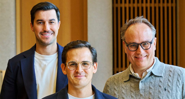 Flying Health verstärkt Führungsspitze - Das neue Flying Health-Führungstrio (v.l.) Darius Niroumand, Dr. Philipp Freitag und Falk Miekley – Foto: IHM/ André Kirsch