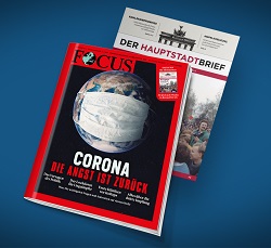 Seit der Ausgabe vom 6. November erhalten die 'Focus'-Abonnenten den 'Hauptstadtbrief' als Beilage - Foto: Hubert Burda Media