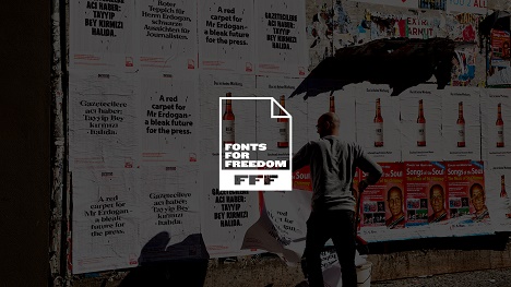 Serviceplan und Reporter ohne Grenzen setzen ein Zeichen für die Pressefreiheit - Mit 'Fonts for Freedom' setzt Serviceplan ein Zeichen für Pressefreiheit