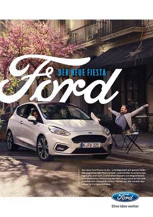 Ford und GTB Germany bringen Kampagne für das Modell Fiesta auf die Straße - Ford inszeniert für den neuen Fiesta eine spontane Reise nach Paris (Foto: Ford)