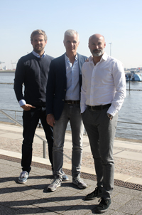 Moritz Frste, Dr. Michael Trautmann und Christian Toetzke (v.l.n.r.) beleben die Agentur-Marke upsolut sports wieder  (Foto: upsolut sports)