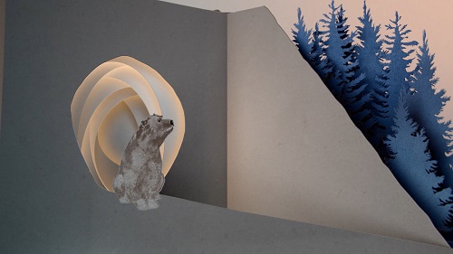 Galeria Kaufhof und Scholz & Friends legen für ein gemeinsames Fest ein 3D-Pop-Up Buch auf - Fabelwesen inszenieren für Galeria Kaufhof ein gemeinsames Weihnachtsfest (Foto: S&F)