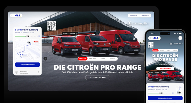 GLS/NXT und Publicis Media launchen Werbeplattform - Citroen wirbt auf Spotlight mit seiner Nutzfahrzeugflotte