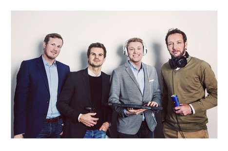 Grey startet Unit für eSports - v.l.n.r.: Niklas Timmermann, Torsten Greif, Daniel Luther, Lars Zimmermann (Foto: Grey)