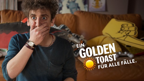 La Red präsentiert Erstlingskampagne für Golden Toast - Mit vier Filmen unter dem Motto 'Golden Toast für alle Fälle' geht die Lieken-Marke Golden Toast zusammen mit La Red ins TV (Foto: La Red)
