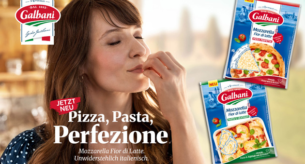 Leagas Delaney erhält weiteren Etat von Lactalis - Leagas Delaney kreierte die Launch-Kampagne für den Fior di latte Mozazarella für Galbani – Foto: Leagas Delaney