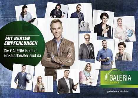 Mitarbeiter treten als Produktempfehler in Galeria Kaufhof-Kampagne an - Scholz & Friends gestaltete die Kampagne (Foto: Galeria Kaufhof)