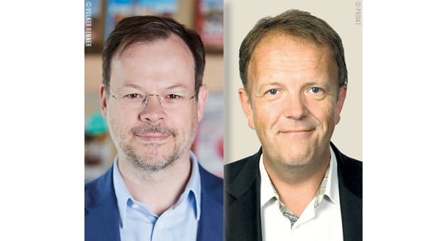 Leserkreis Daheim setzt Zukauf-Strategie fort - Sebastian Gankse (links) und Bernd Wedekind treiben die Konsolidierung im Bereich Lesezirkel voran - Fotos. Volker Renner / privat