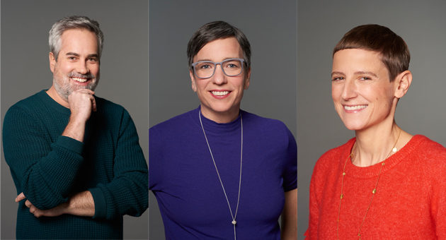 Heiko Geibig, Julia Reisch und Birgit Sllner (v.l.) entwickelten das neue Angebot '360 Connected Positioning' - Fotos: MSL