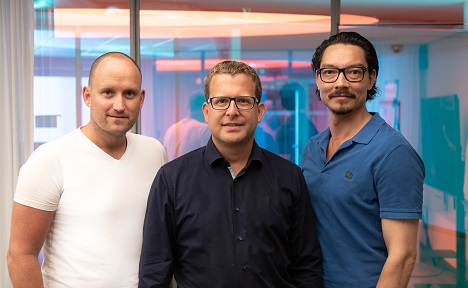 Bosch Mobility Solutions beauftragt oddity mit globalem Lead - Die Geschäftsführung von oddity freut sich über den Etatgewinn (v.l.n.r.): Mario Stockhausen (Managing Director oddity space), Frank Boegner (Managing Partner oddity group), Christian Gölz (Managing Partner oddity waves) (Foto: oddity)